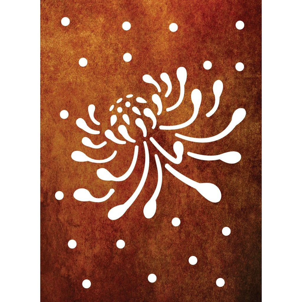 Fence Panels & Privacy Screen - Flower & Polka (Single)