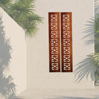 GEO (DJ02) - Corten Steel Fence Runner and Detailing Panel
