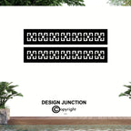 GEO (DJ02) - Corten Steel Fence Runner and Detailing Panel