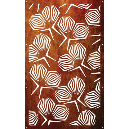 Privacy Screen & Fence Panel  - Geometrical Flower