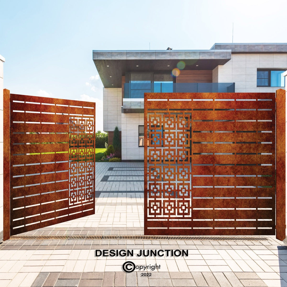 The Squares - Decorative Gate – Design Junction NZ