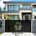 Decorative Entrance Gate  - Native Flowers & Leaves
