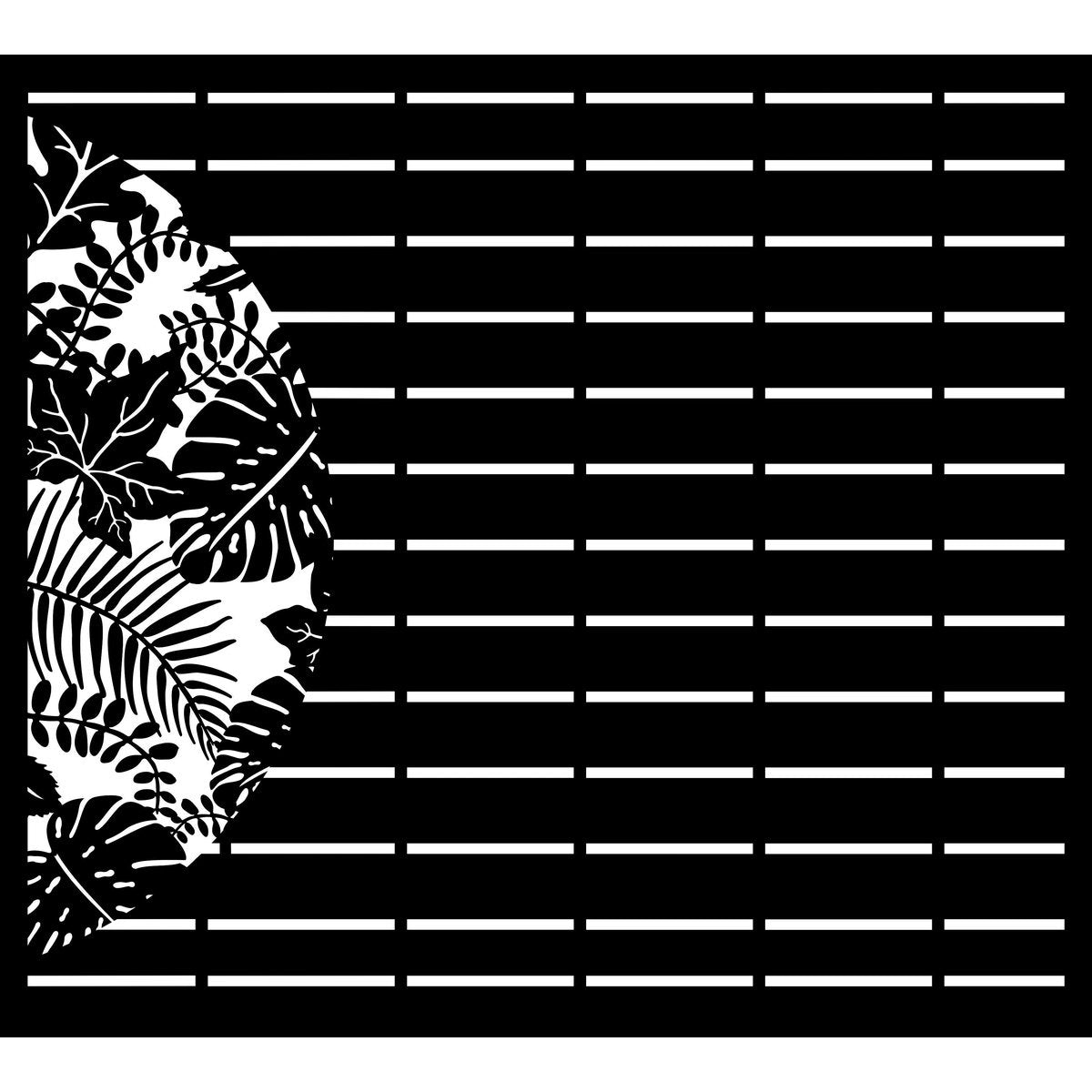 Flora MII - Metal Driveway Gate