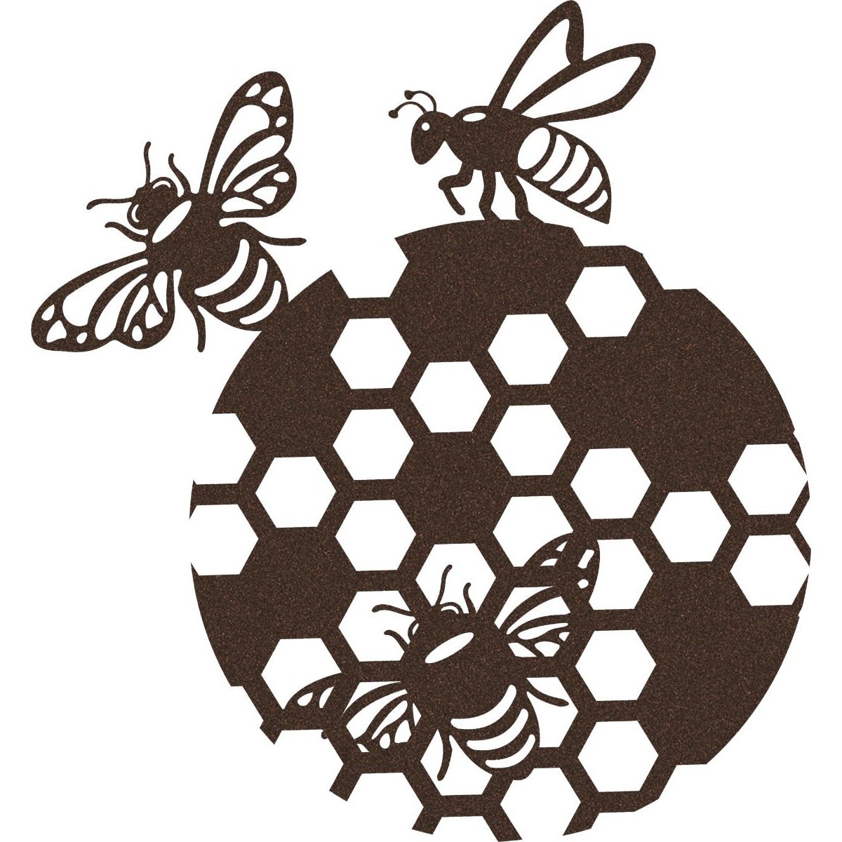 Honey Bee in Beehive - Laser cut wall Art