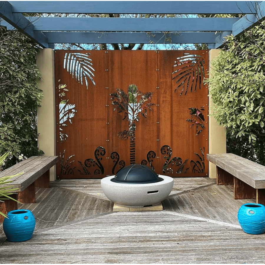 Privacy Screen  - Nikau Decorative Panel Set