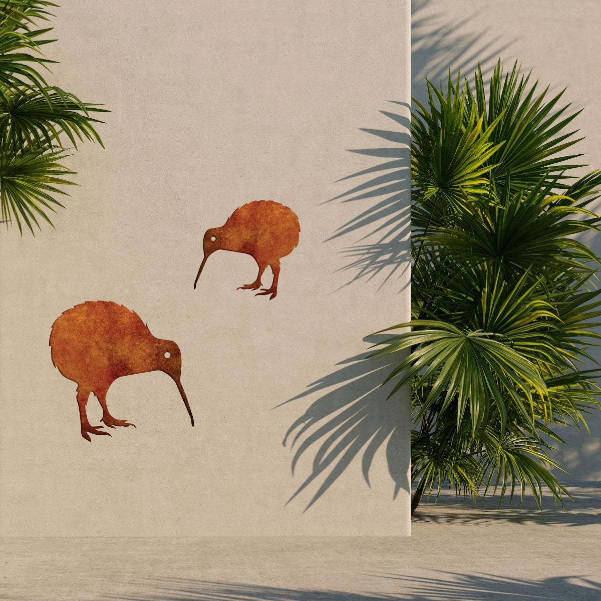 Corten Steel Kiwi Wall Art