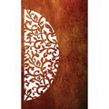 Decorative Laser Cut Fence Panel  - Koru & Leaves