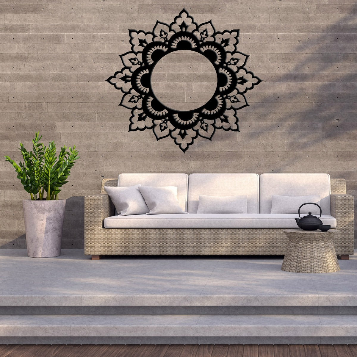 Mandala Star 04 - Laser Cut Wall Feature