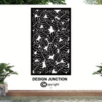 Decorative Laser Cut Privacy Screen & Fence Panel  - Monstera II