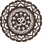 OM Surya Mandala  - Laser Cut Metal Wall Feature