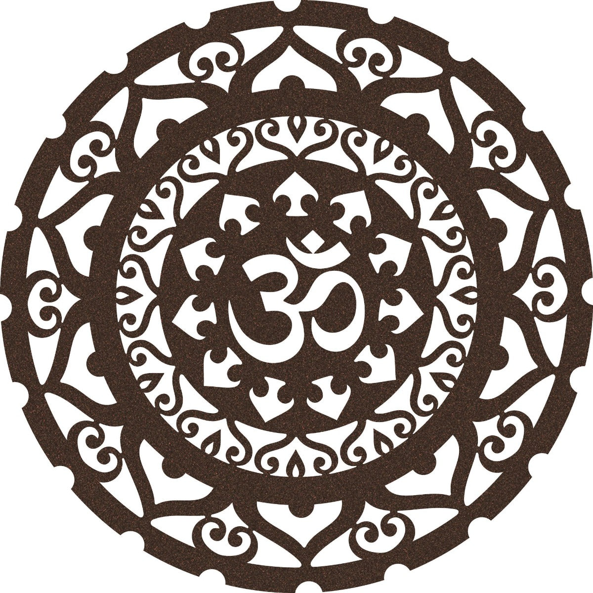 OM Surya Mandala  - Laser Cut Metal Wall Feature