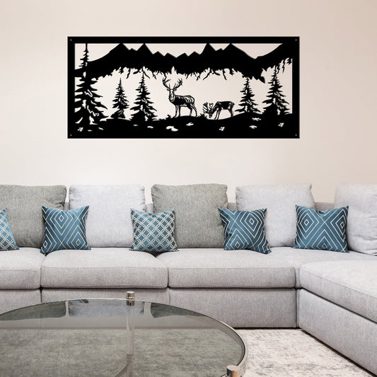 Laser Cut Wall Art - Alpine View