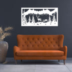 Laser Cut Wall Art - Alpine View