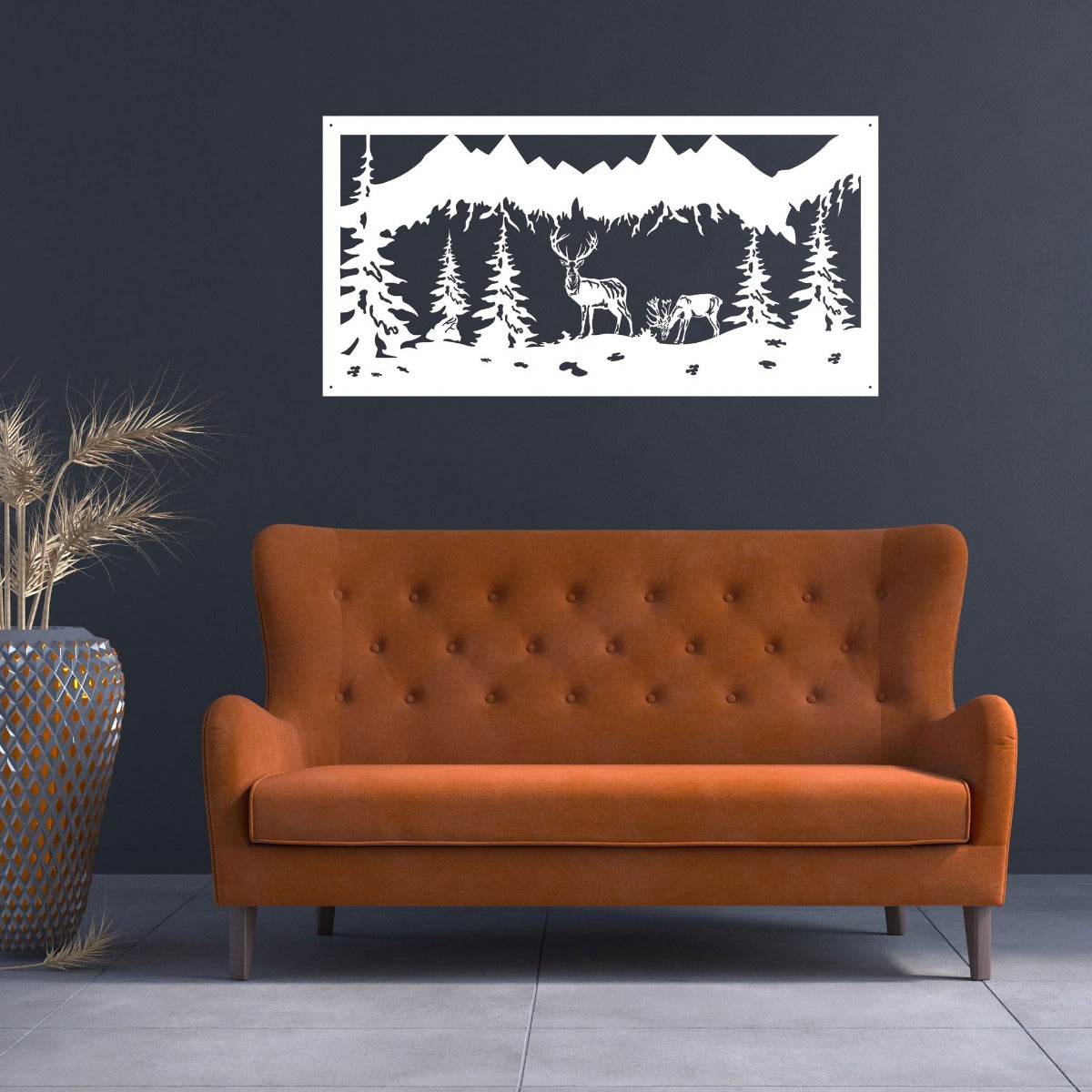 Laser Cut Wall Art - Alpine View