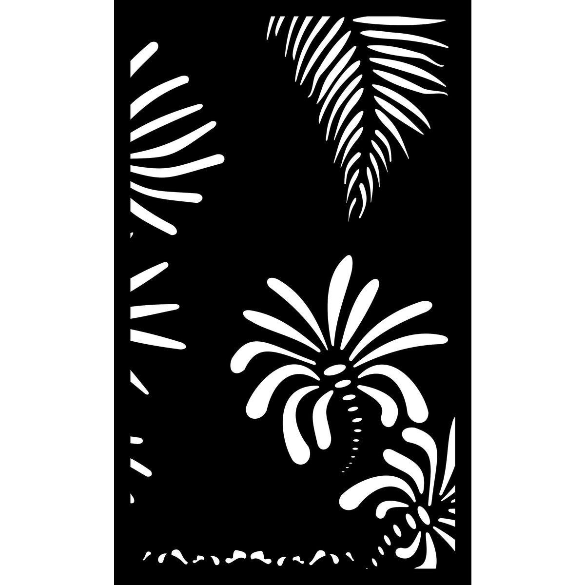 Decorative Garden Screens - The Palm Grove