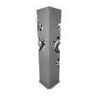 Powder Coated Laser Cut Garden Planter - Hibiscus Koru ( Bonus Solar LED Light) ** Clearance **
