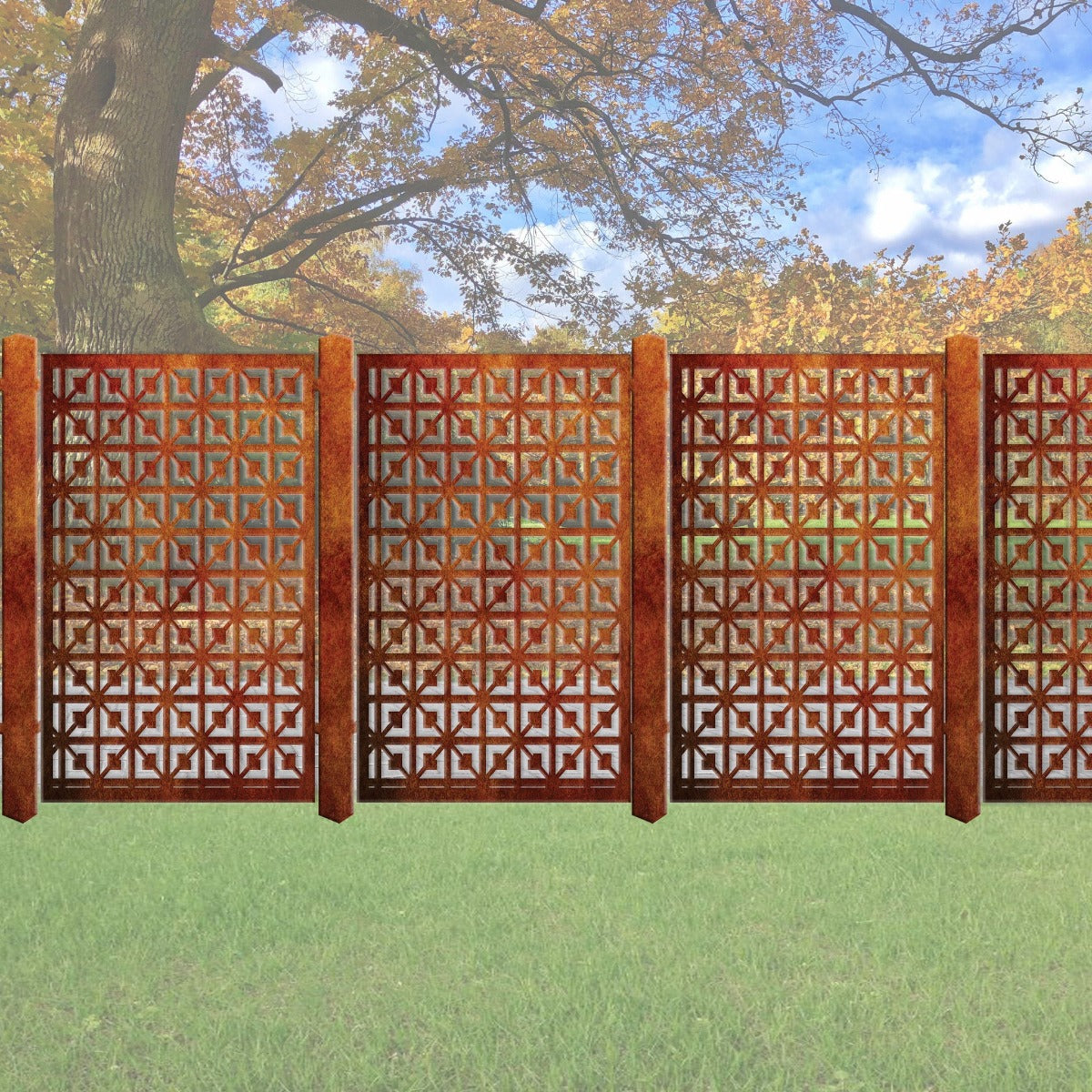 Privacy Screen & Fence Panel - Arrows