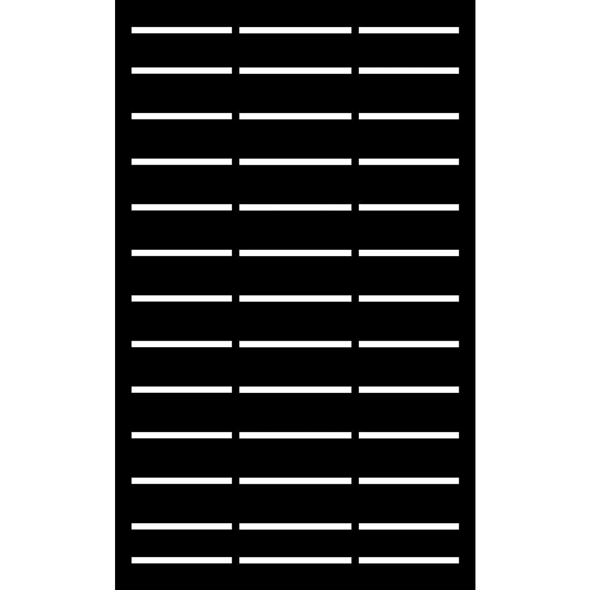 Combination Fence Panels  - Grille with Lines