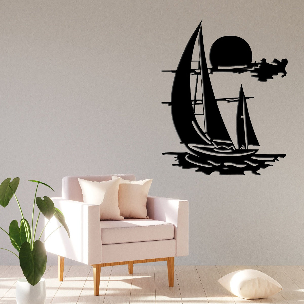 The Boat- Laser Wall Art