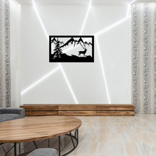 Laser Cut Wall Art - The Mountains 2