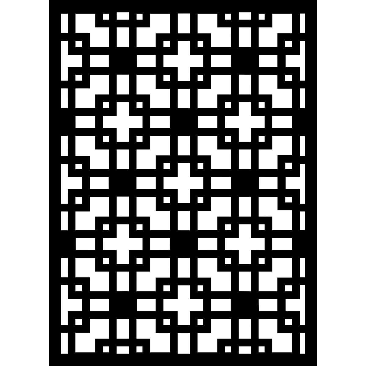 Decorative Screen & Fence Panel - The Squares