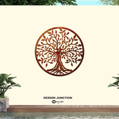 Tree Of Life  - Laser Cut Corten Steel Wall Feature