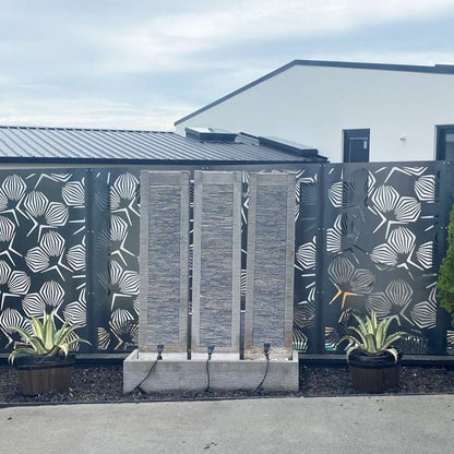 Privacy Screen & Fence Panel  - Geometrical Flower