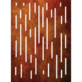 Vertical Lines - Corten Steel & Aluminium Fence Panel