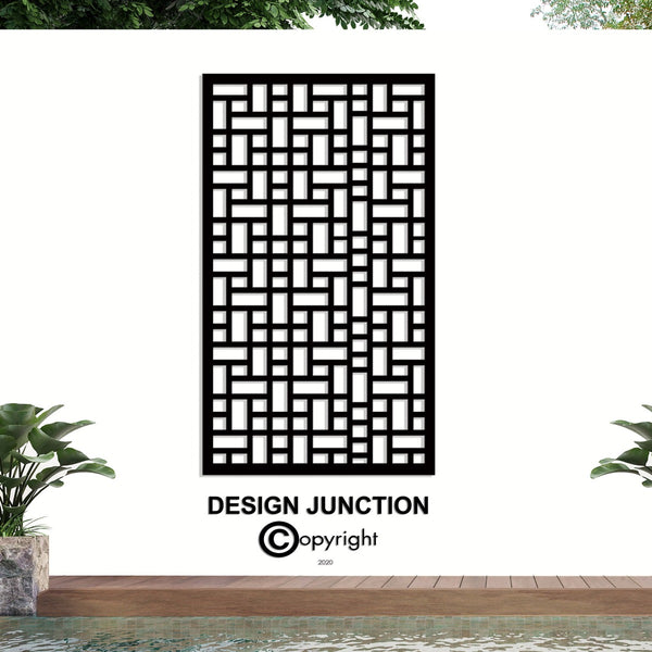 Fence Panels & Decorative Security Screen - Vertical Tetris