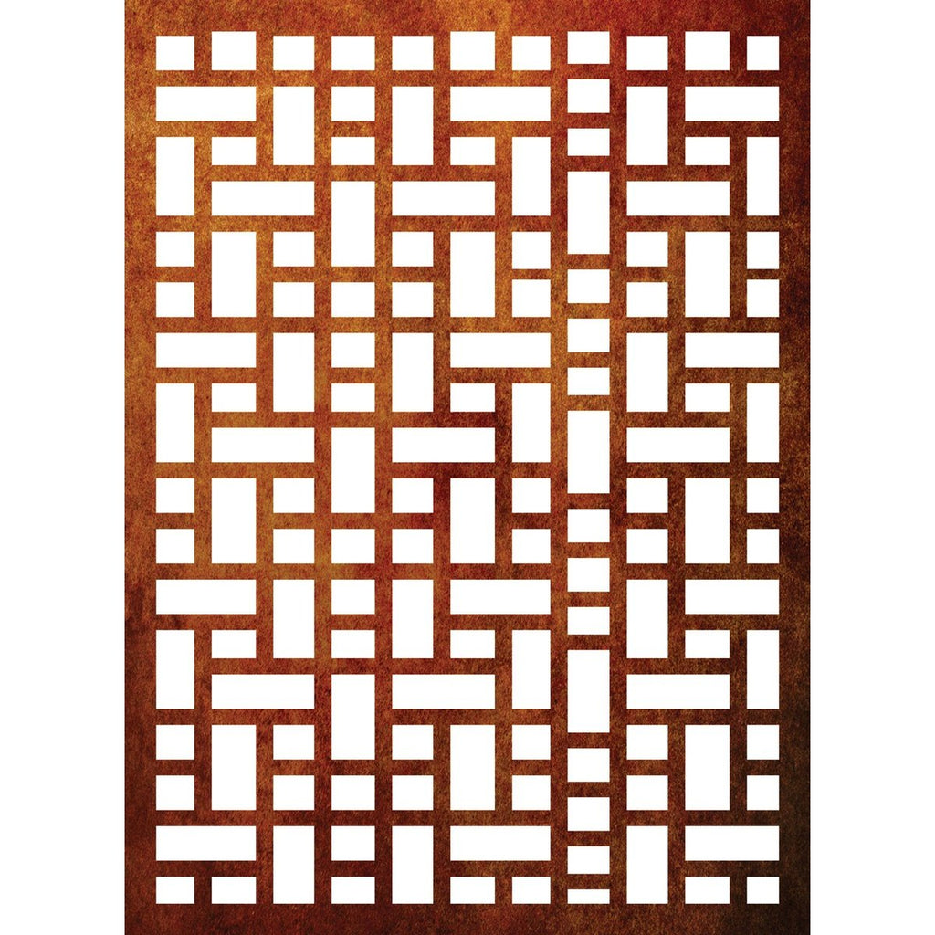 Fence Panels & Decorative Security Screen - Vertical Tetris