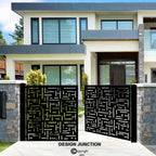 Random Lines - Metal Entrance Gate