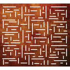 Random Lines - Metal Entrance Gate