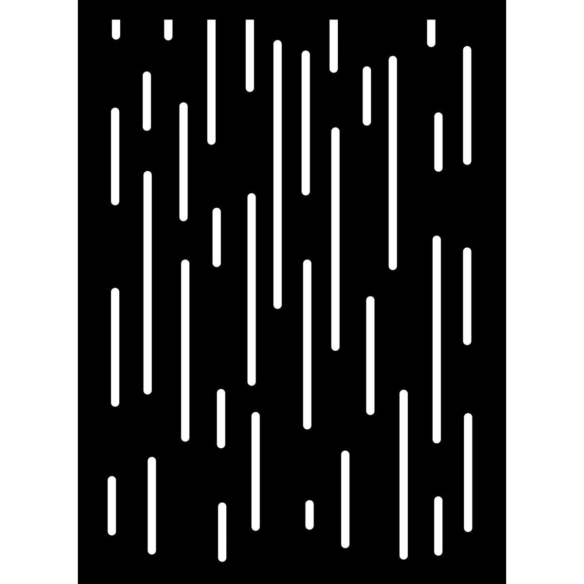 Vertical Lines - Corten Steel & Aluminium Fence Panel