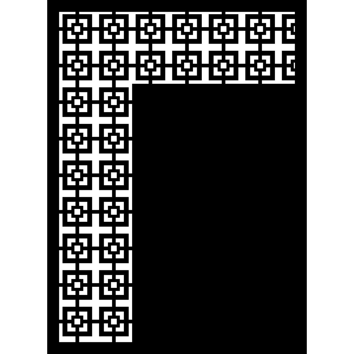 Corten Steel Or Aluminium Fence Panel / Balustrade - Vertical Square Trim