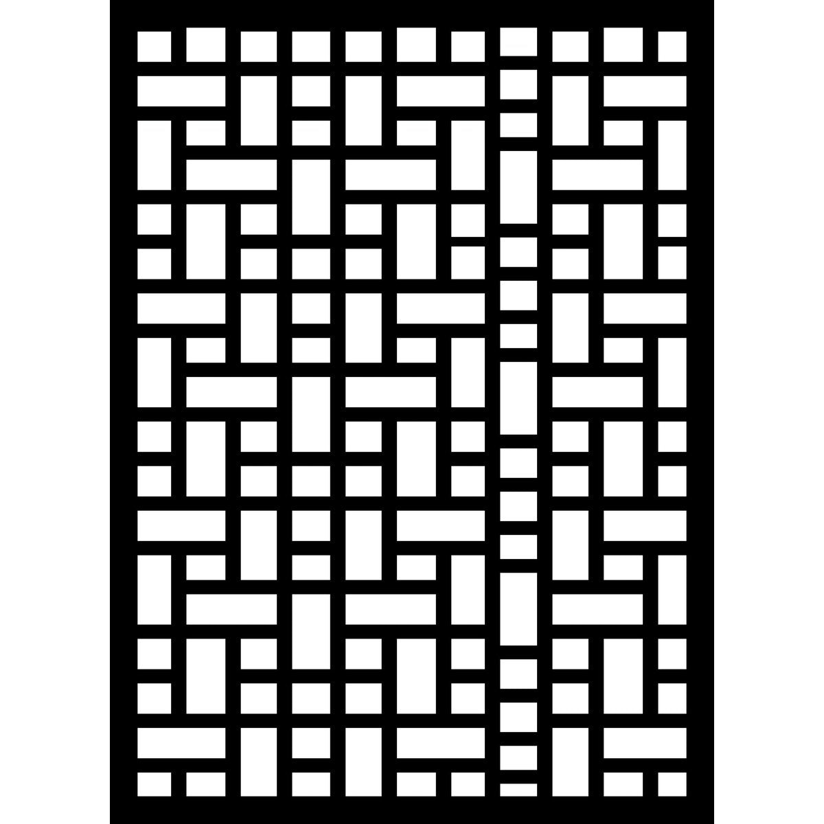 Fence Panels & Decorative Security Screen - Vertical Tetris