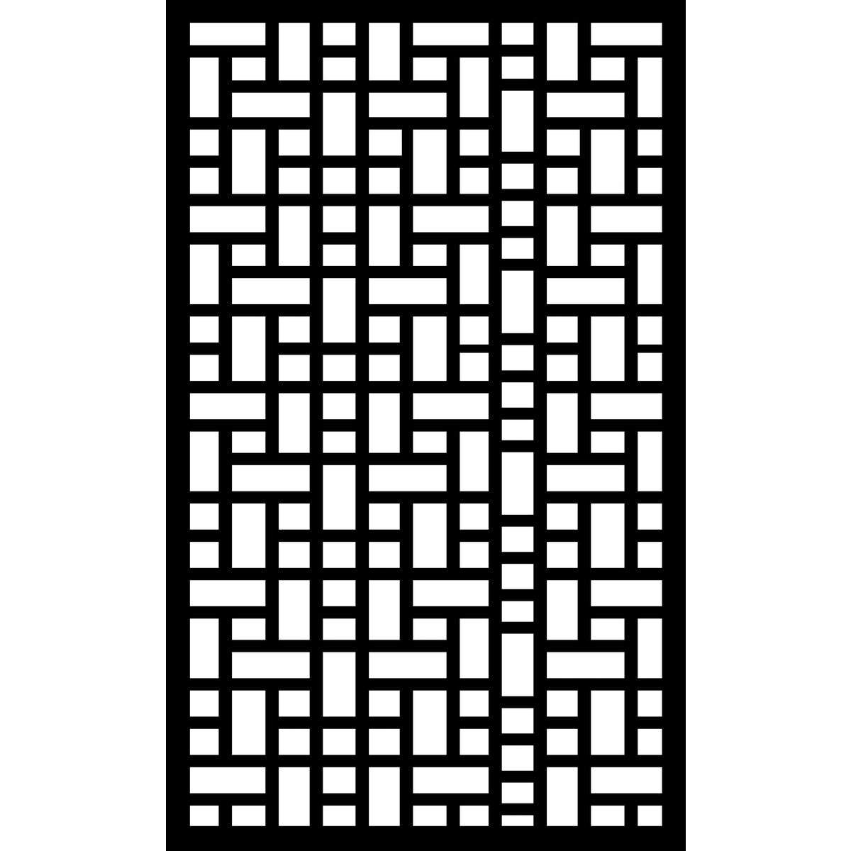 Fence Panels & Decorative Security Screen - Vertical Tetris