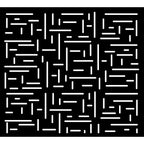 Random Lines - Metal Entrance Gate